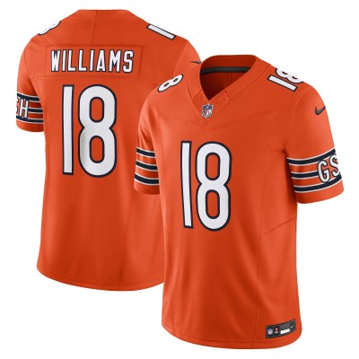 Джерси Chicago Bears Caleb Williams Nike Orange Vapor F.U.S.E. Limited