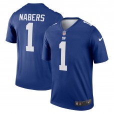 New York Giants Malik Nabers Nike Royal Legend Player Performance Top