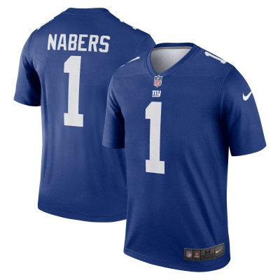 New York Giants Malik Nabers Nike Royal Legend Player Performance Top