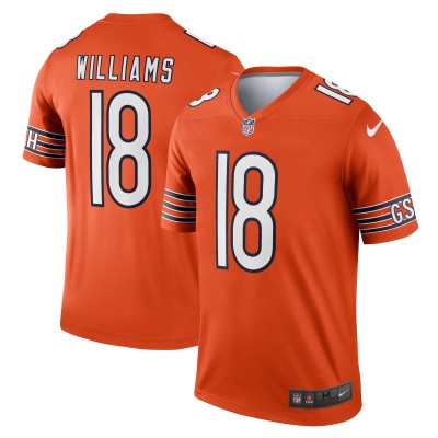 Chicago Bears Caleb Williams Nike Orange Legend Player Performance Top