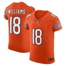 Игровая джерси Chicago Bears Caleb Williams Nike Orange Alternate Vapor F.U.S.E. Elite