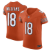 Джерси Chicago Bears Caleb Williams Nike Orange Alternate Vapor F.U.S.E. Elite