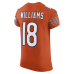 Джерси Chicago Bears Caleb Williams Nike Orange Alternate Vapor F.U.S.E. Elite