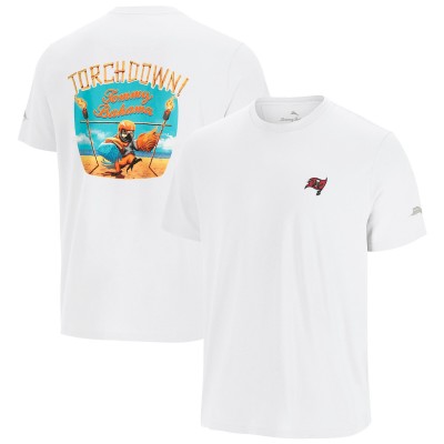 Футболка Tampa Bay Buccaneers Tommy Bahama Sport Torchdown Graphic - White