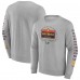 Кофта Fanatics Super Bowl LIX Marble Wordmark Fleece Crew - Heather Gray