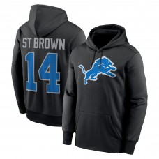 Толстовка Amon-Ra St. Brown Detroit Lions Nike Player Name & Number Performance - Black