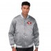 Куртка на кнопках San Francisco 49ers Starter Team Logo Satin Varsity - Gray