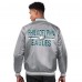 Куртка на кнопках Philadelphia Eagles Starter Team Logo Satin Varsity - Gray