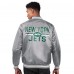 Куртка на кнопках New York Jets Starter Team Logo Satin Varsity - Gray