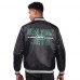 Куртка на кнопках New York Jets Starter Team Logo Satin Varsity - Black