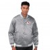 Куртка на кнопках Kansas City Chiefs Starter Team Logo Satin Varsity - Gray