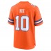 Джерси Denver Broncos Bo Nix Nike Orange Mile High Collection 1977 Throwback Player Game
