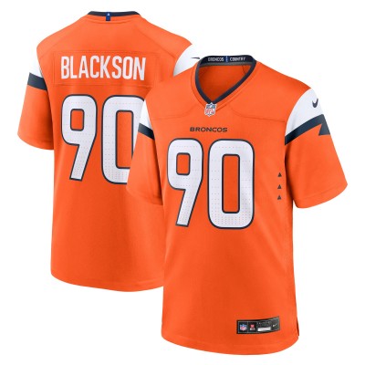 Игровая джерси Angelo Blackson Denver Broncos Nike Game -  Orange