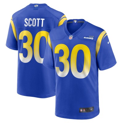 Игровая джерси Boston Scott Los Angeles Rams Nike Game -  Royal