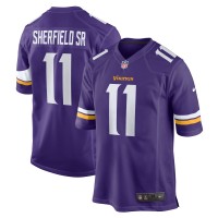 Trent Sherfield Sr. Minnesota Vikings Nike Game Jersey -  Purple