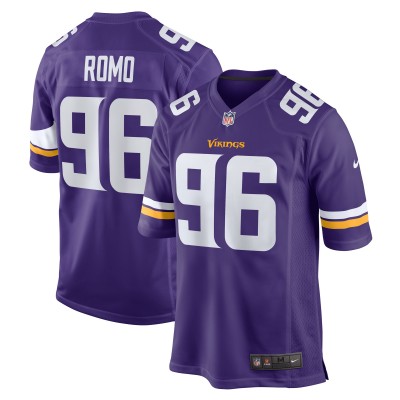 John Parker Romo Minnesota Vikings Nike Game Jersey -  Purple