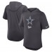 Футболка с капюшоном Dallas Cowboys Nike Anthracite Tri-Blend Performance