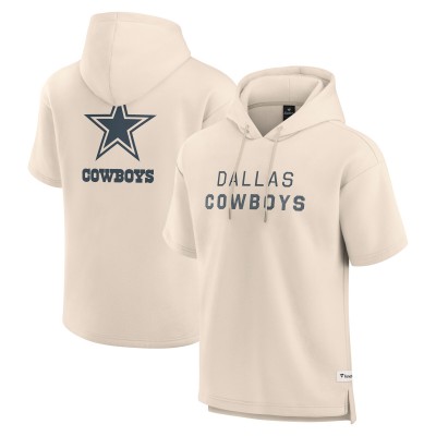 Футболка с капюшоном Dallas Cowboys Fanatics Cream Elements Future Ground Lettering