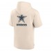 Футболка с капюшоном Dallas Cowboys Fanatics Cream Elements Future Ground Lettering