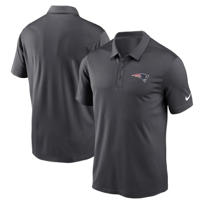 New England Patriots Nike Anthracite Franchise Performance Polo