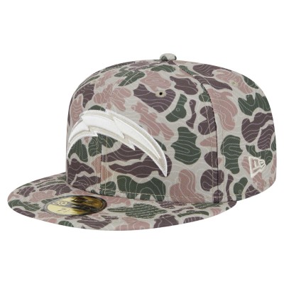 Бейсболка Los Angeles Chargers New Era Geo Camo 59FIFTY