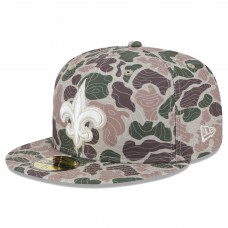 Бейсболка New Orleans Saints New Era Geo Camo 59FIFTY Fitted