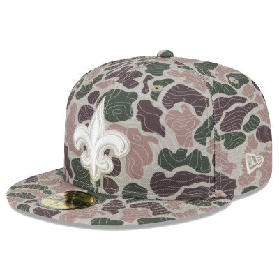 Бейсболка New Orleans Saints New Era Geo Camo 59FIFTY Fitted