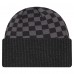 Jacksonville Jaguars New Era Black Checkered Cuffed Knit Hat