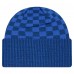 Indianapolis Colts New Era Royal Checkered Cuffed Knit Hat