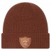 Las Vegas Raiders New Era Brown Tiramasu Waffle Cuffed Knit Hat