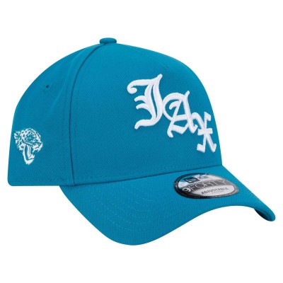 Бейсболка Jacksonville Jaguars New Era Teal Mystic 9FORTY A-Frame
