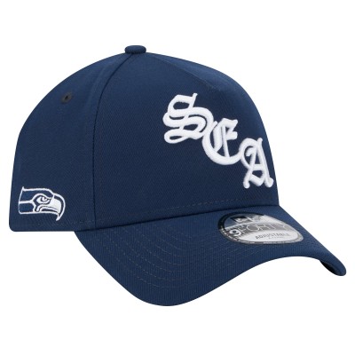Бейсболка Seattle Seahawks New Era College Navy Mystic 9FORTY A-Frame
