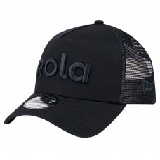 Бейсболка New Orleans Saints New Era Black Domain 9FORTY A-Frame Trucker Бейсболка New Orleans Saints New Era Black Domain 9FORTY A-Frame Trucker