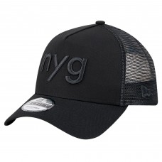 Бейсболка New York Giants New Era Black Domain 9FORTY A-Frame Trucker