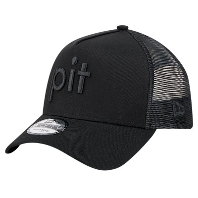 Бейсболка Pittsburgh Steelers New Era Black Domain 9FORTY A-Frame Trucker