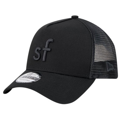 Бейсболка San Francisco 49ers New Era Black Domain 9FORTY A-Frame Trucker