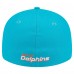 Бейсболка Miami Dolphins New Era Aqua Omaha Low Profile 59FIFTY Fitted