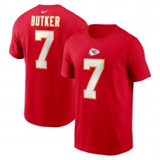 Футболка Harrison Butker Kansas City Chiefs Nike Name & Number - Red Футболка Harrison Butker Kansas City Chiefs Nike Name & Number - Red