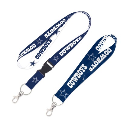 Dallas Cowboys WinCraft 2-Pack Lanyard with Detachable Buckle & Key Strap Set