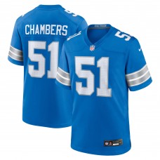 Игровая джерси Steele Chambers Detroit Lions Nike Game -  Blue