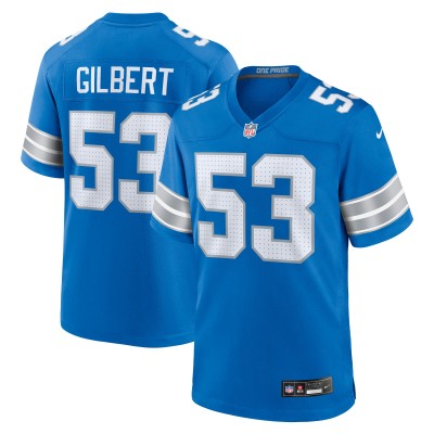 Игровая джерси DaRon Gilbert Detroit Lions Nike Game -  Blue