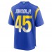 Игровая джерси Neal Johnson Jr Los Angeles Rams Nike Game -  Royal