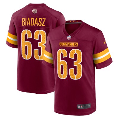 Игровая джерси Tyler Biadasz Washington Commanders Nike Game -  Burgundy