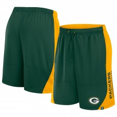 Шорты Green Bay Packers Fanatics Green No Defense