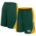 Шорты Green Bay Packers Fanatics Green No Defense