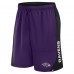 Шорты Baltimore Ravens Fanatics Purple No Defense