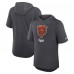 Футболка с капюшоном Chicago Bears Nike Anthracite Tri-Blend Performance