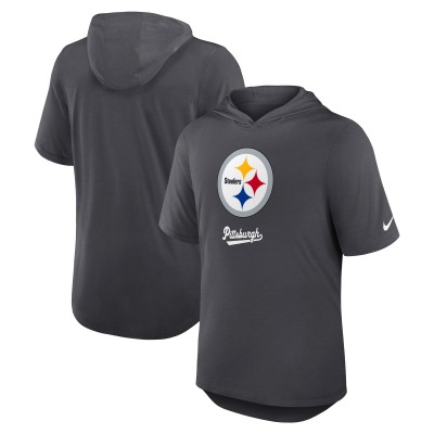 Футболка Pittsburgh Steelers Nike Tri-Blend Performance - Anthracite