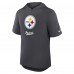 Футболка Pittsburgh Steelers Nike Tri-Blend Performance - Anthracite