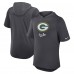 Толстовка Футболка Green Bay Packers Nike Anthracite Tri-Blend Performance